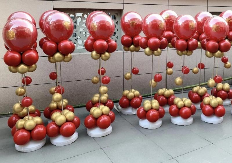 89庆典气球鲜花布置工作室